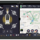 The touchscreen display of the drone's control center.